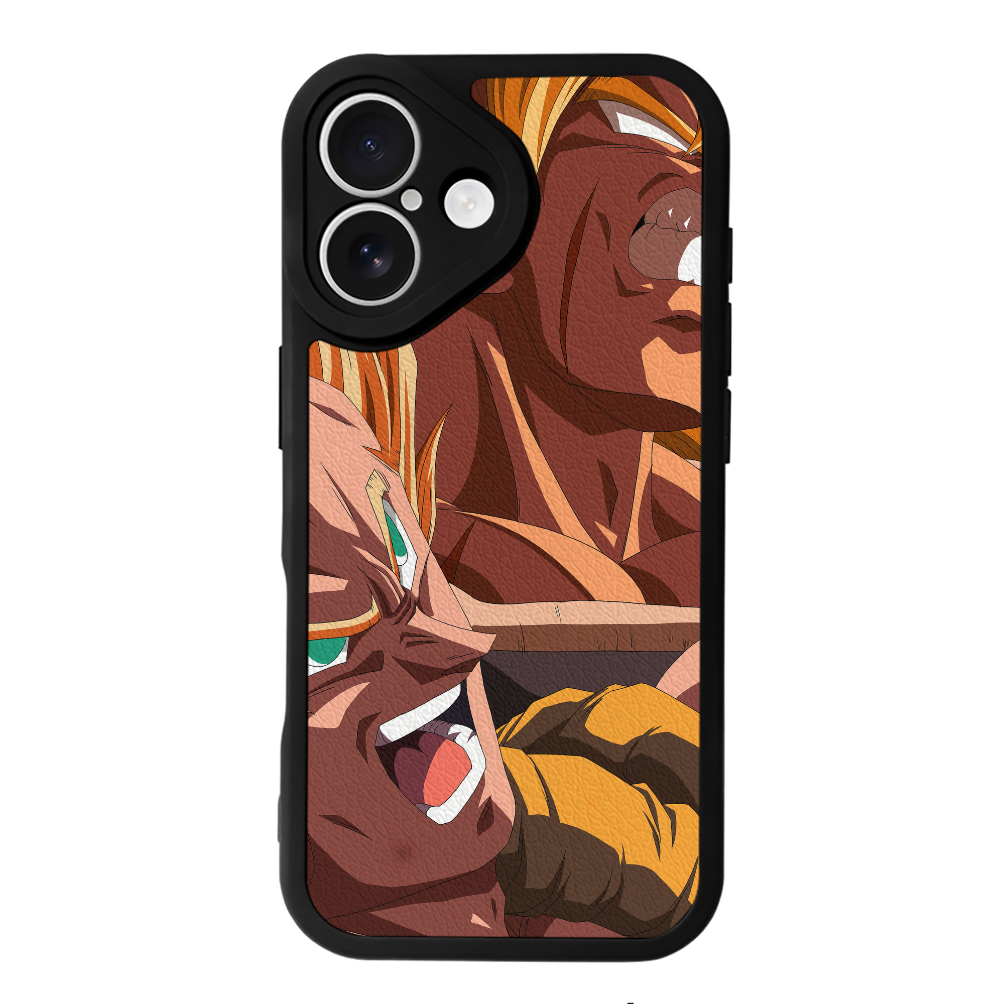 （画像用） ドラゴンボール DRAGON BALL 【iPhone 16シリーズ対応】シリコンスマホケース（レザー調） 材質：シリコン